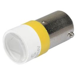 SIGNAL CONSTRUCT MELB 2212 - LED spot light, BA9s, yellow, 12 V, 10000 mcd, Ø10 mm, 15°