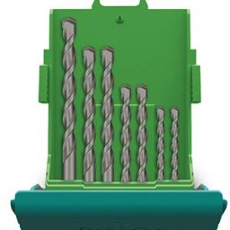 HELLER BOHRERSATZ B-7 - Concrete drill bit set Power3000, seven-piece, 4 - 12 mm
