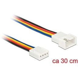 DELOCK 85361 - Delock Extension Cable PWM Fan Connection 4 Pin, 30 cm