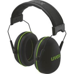 UVEX 2630011 - Kapselgehörschutz uvex schwarz, grün SNR 30 dB Größe L, M, S