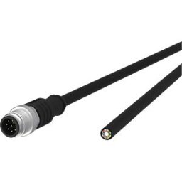 METZ CONNECT MC 142MEA10050 - Sensor cables, M12, 8-pin, plug > open end, 5 m