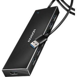 AXAGON AXG HUE-F7A - USB 3.0 7-port hub, 7xA, USB-A cable