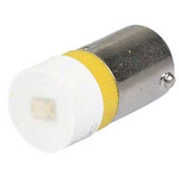 SIGNAL CONSTRUCT MWCB 22129 - Reflector LED, BA9s, yellow, 12 V, 120 mcd, Ø9.7 mm, 160°