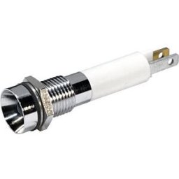 CML TECHNOLOGIES 1909025W - LED signal light, white - ultra-bright, 12 VAC/VDC, Ø8 mm, 1000