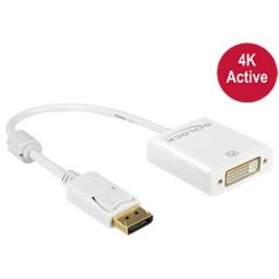 DELOCK 62600 - DisplayPort 1.2 plug > DVI 24+5 socket, white