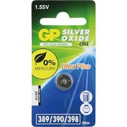 GP-BATTERIES SR54 GP - Silver oxide button cell, SR54, 70 mAh, 11.6x3.05 mm, pack of 1