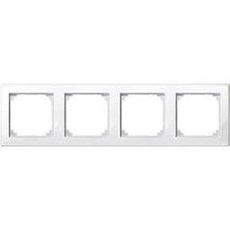 MERTEN EL MS 478419 - M-SMART frame, four-way, polar white