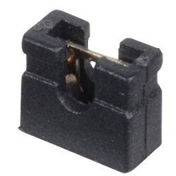 MPE-GARRY MPE 149-3-002-F0 - Jumper 2.54 mm, open, short, black
