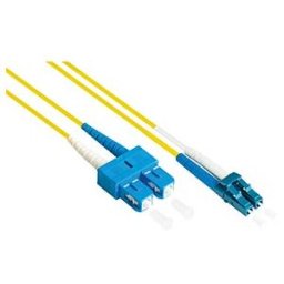 GOOD CONNECTIONS GC LW-920LS - Optical Fiber Cable Duplex OS2 9/125µ LC/SC, 20m, yellow