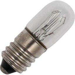 SCHIEFER LIGHTING SCHI 102894600 - E10 T10x28, 220 V, 22 mA, 5 W, CC5A, 2K hrs, clear