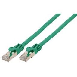 SHIVERPEAKS SHVP 75512-SLG - patch cable, flat, U/FTP, Cat.7 raw cable, 2 m, green