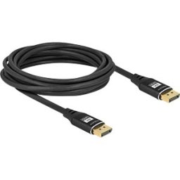 DELOCK 80623 - DisplayPort 1.4 cable, 8K 60 Hz, black, 5.0 m