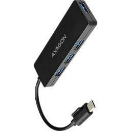 AXAGON AXG HUE-G1C - USB 3.0, 4-port hub, 4xA, USB-C cable