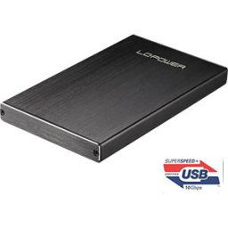 LC POWER LC-25U3-BECRUX-C - External 2.5'' SATA HDD enclosure, USB 3.1
