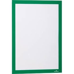 DURABLE 487205 - Infoframe, A4, self-adhesive, folding, green, 2 pieces
