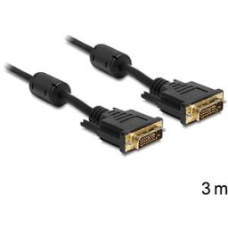 DELOCK 83191 - Cable DVI 24+1 plug > DVI plug, 3 m