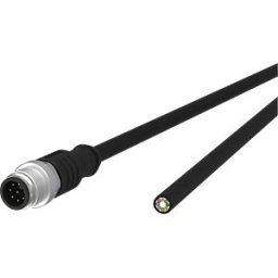 METZ CONNECT MC 142MEA10010 - Sensor cables, M12, 8 pin, male > open end, 1 m