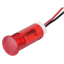 APEM APM QS103 R24 - Indicator LED, 24 V DC, 10 mm, wired, red