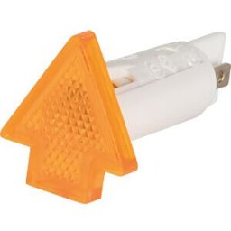 RAFI 145.1402 - Indicator, 28 V, bulb, 10 mm, arrow-shaped, yellow