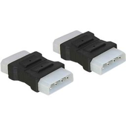 DELOCK AD PA008 - 4-pin 5.25 male/male power adapter