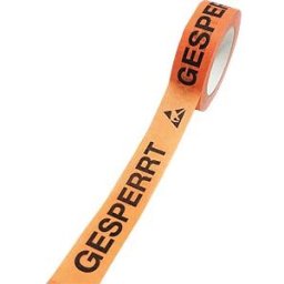STAT-X STX K-DRK141 - Paper adhesive tape with ESD symbol + ''PROHIBITED'' 38 mm x 50 m