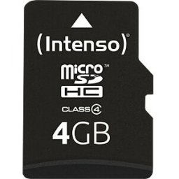 INTENSO MSDHC4G - MicroSDHC card, 4 GB, Intenso