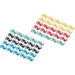 DIGITUS DIGI A-CC-M - Color clips for patch cables, mixed, 100 pieces
