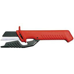 KNIPEX KN 98 56 - Cable knife 185 mm, hinged blade guard