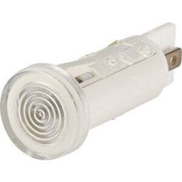 RAFI 117.1002 - Indicator, 230 V, neon bulb, 10 mm, round, clear