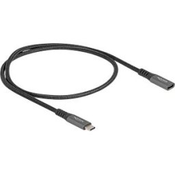 DELOCK 80021 - USB 3.1 cable, C plug to socket, 100 W, 0.5 m