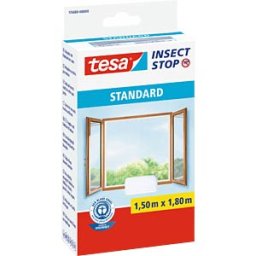 TESA 55680 WS - tesa® Insect Stop, window screen, 1.50 m x 1.80 m, white