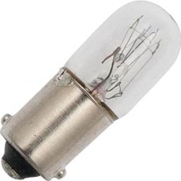 SCHIEFER LIGHTING SCHI 92888299 - BA9s T10x28, 130 V, 22 mA, 2.6 W, 2 x CC2F, 2K hrs, clear