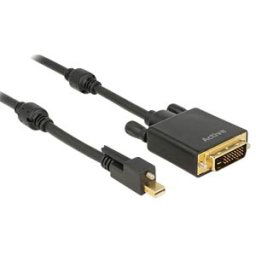 DELOCK 83726 - Adapter cable, mini DP 1.2 male to DVI 24+1 male, 2 m
