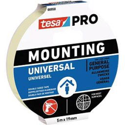 TESA 66958 - Mounting tape tesa PRO universal, 5 m x 19 mm, white