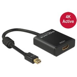DELOCK 62611 - Mini DisplayPort 1.2 plug > HDMI socket, black