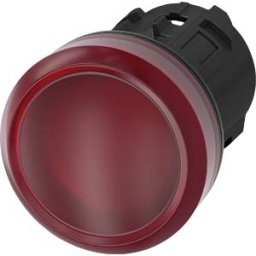SIEMENS ACT01 6AA20-0AA0 - Indicator light, 22 mm, round, plastic, red, lens, smooth
