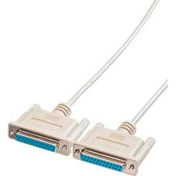 ROLINE 11013730 - Serial cable, 25-pin RS-232, port/port, 3.0 m