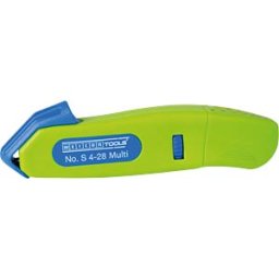 WEICON 53057328 - Cable knife, No. S 4-28, Multi - Green Line, for round cables, 4