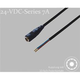 BKL 075912-750 - Adapter cable, 750 mm, DC coupling to open ends