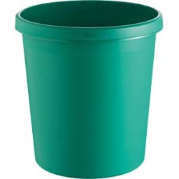 HELIT H61058-52 - Waste paper basket 18 litres, green