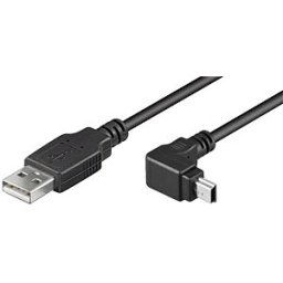 GOOBAY AK 673-AW - USB 2.0 cable, A-connector/Mini-B-USB-5P connector/angled