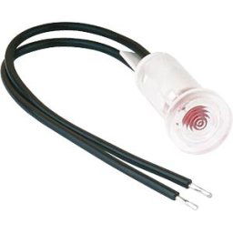 MENTOR MEN 2684.8121 - 220-V signal light, red, Ø 5 mm, connection cable