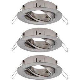 PAULMANN PLM 92485 - Installation frame for recessed spotlights, max. 3x10 W, 50°, ro