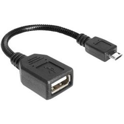DELOCK 83293 - USB 2.0 cable, micro B male to A female 0.18 m