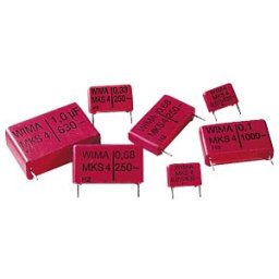 WIMA MKS02-250 33N - MKS02 PET capacitor, 33 nF, 10 %, 250 VDC, RM 2.5