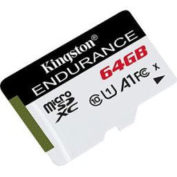 KINGSTON SDCE/64GB - MicroSDXC Memory Card 64GB, High Endurance