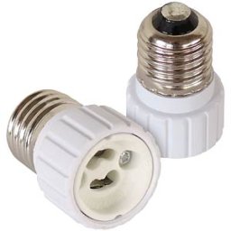 SINTRON EL FAS E27 GU10 - Light bulb adapter E27-GU10, set of 2