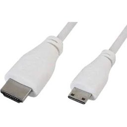 RPI MINI-HDMI 1 - Raspberry Pi - mini HDMI to HDMI, 1m, white