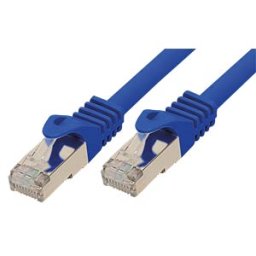 SHIVERPEAKS SHVP 75512-B - patch cable, Cat.7 raw cable, PIMF, LSZH, blue, 2 m