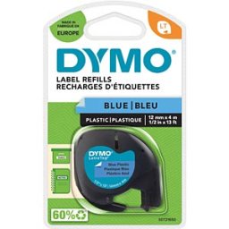 DYMO S0721650 - Labelling tape, plastic, black/blue